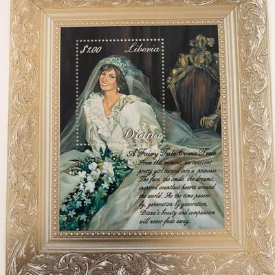 Liberia Princess Diana commemorative stamp 