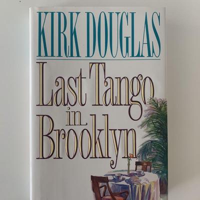 Kirk Douglas Last Tango in Brooklyn signed book