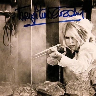 Brigitte Bardot signed movie still photo 