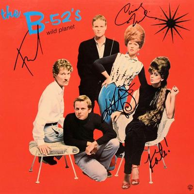 B-52's signed Wild Planet album