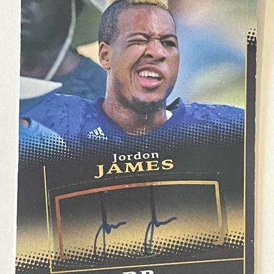 Jordon James signed autograph card  