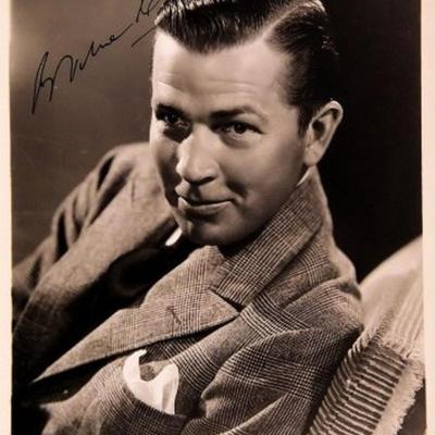 Bruce Cabot signed portrait photo 