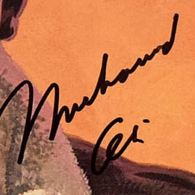 Muhammad Ali signed soundtrack 