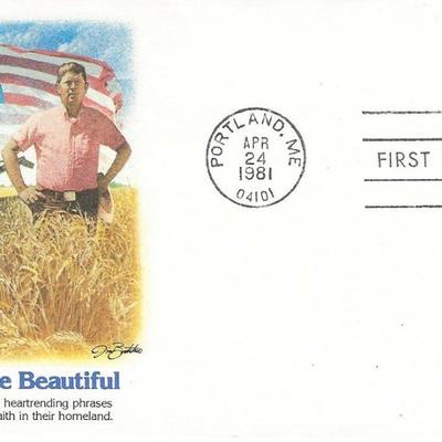 America the Beautiful Farmers FDC