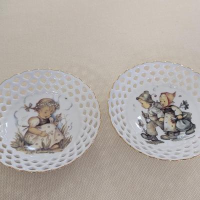 M. J. Hummel Collectible Plates "Hansel & Gretel" & "Lily Of The Valley" (LR)