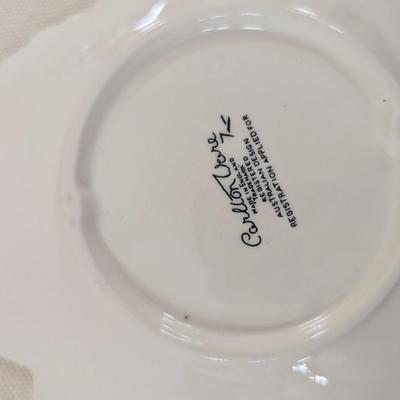 Carlton Ware Leaf Design Dishes (LR)