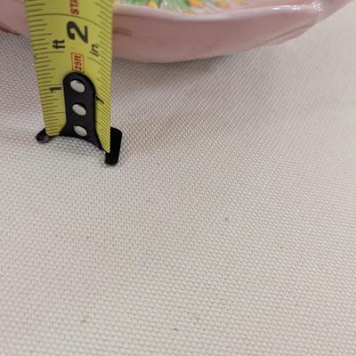 Carlton Ware Pink Buttercup Bowls & Plate (LR)