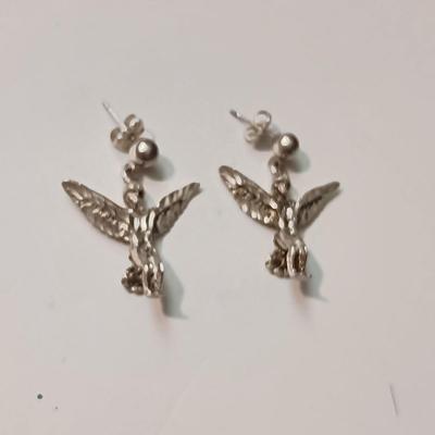 STERLING SILVER ANGEL EARRINGS