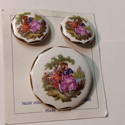 VICTORIAN STYLE JEWELRY MADE IN W. GERMANY AND ITALY