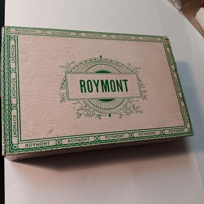 MISC TREAURES IN A CIGAR BOX