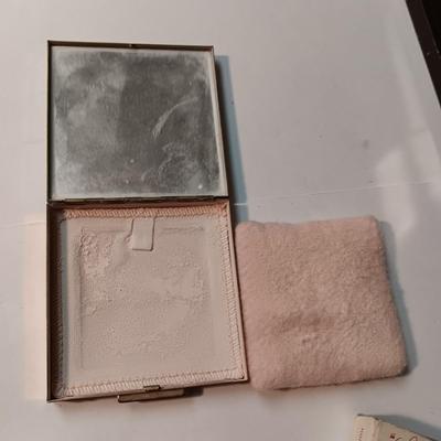 VINTAGE REVLON LIP MIRROR W/LIPSTICK AND A POWDER COMPACT
