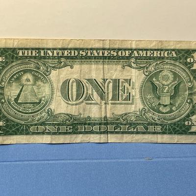 Series of 1935-E Heavily Circulated Condition Star Note Silver Certificate as Pictured. FREE DOMESTIC SHIPPING.