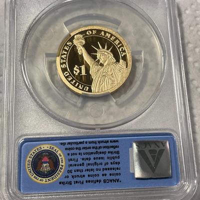 ANACS Certified 2013-S PROOF70 DEEP CAMEO WILLIAM HOWARD TAFT Presidential Dollar Coin "First Strike" as Pictured. FREE...