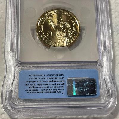 ICG Certified 2008-D MS67 ANDREW JACKSON Presidential Dollar Coin "First Strike" as Pictured. FREE DOMESTIC SHIPPING.