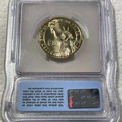 ICG Certified 2007-D MS67 Washington Presidential Dollar Coin "First Strike" as Pictured. FREE DOMESTIC SHIPPING.