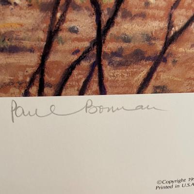 Desert Rangers Lithograph by Paul Bosman Artist Signed 759/950 18" x 24" Unframed Shipped in a Tube.