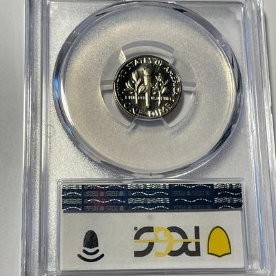PCGS CERTIFIED 1967 SMS SP67 ROOSEVELT DIME AS PICTURED. FREE DOMESTIC SHIPPING.