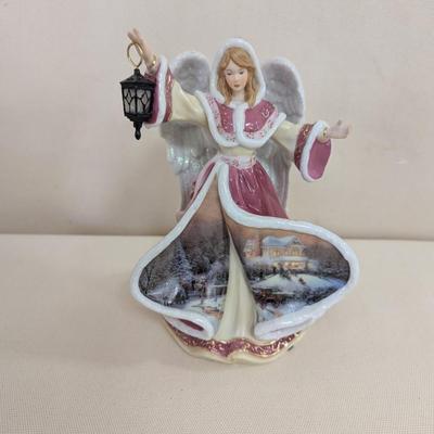 Thomas Kinkade Angel Of Hope Illuminated Heirloom Porcelain (LR)
