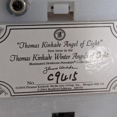 Thomas Kinkade Angel Of Light Illuminated Heirloom Porcelain Figure (LR)