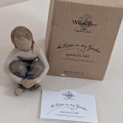 Spirited Child Willow Tree Figurine Sculpted Hand-Painted Figure With Box (LR)