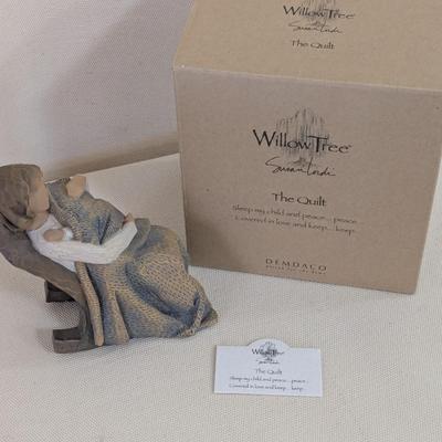 The Quilt Willow Tree Figurine Sculpted Hand-Painted Figure With Box (LR)