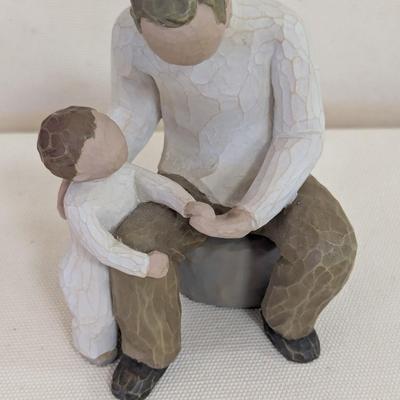 Grandfather Willow Tree Figurine Sculpted Hand-Painted Figure With Box (LR)