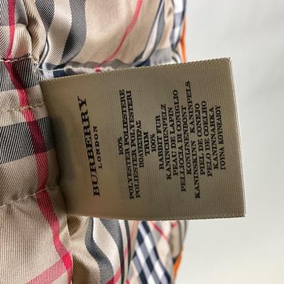 504 BURBERRY Orange Polyester Jacket