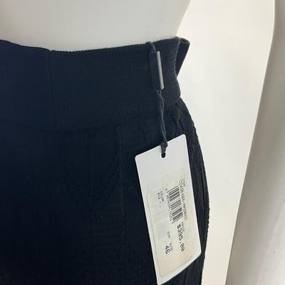 505 New MISSONI Midi Black Knit Textured Dress