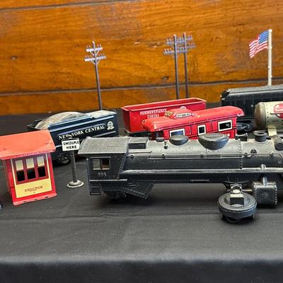 Vintage Train Set Pieces by MAR and more!