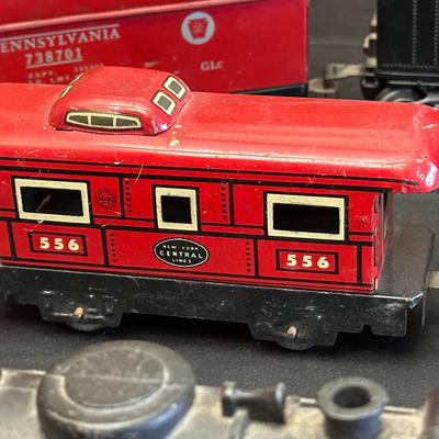 Vintage Train Set Pieces by MAR and more!