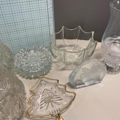 Clear glass items
