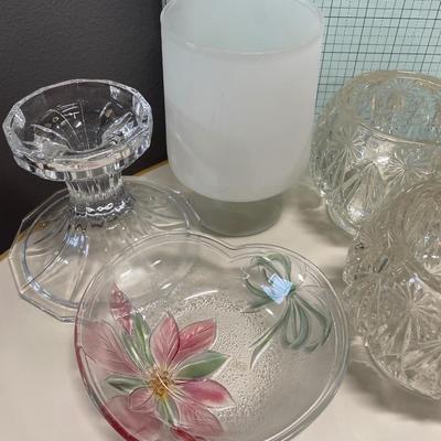 Clear glass items