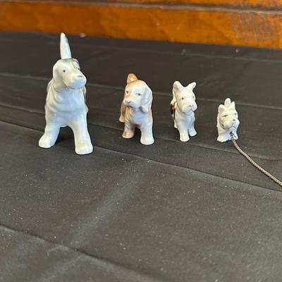 Dog & Cat Figures Made in Japan
