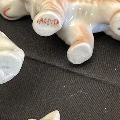 Dog & Cat Figures Made in Japan