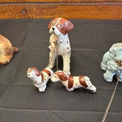 Dog & Cat Figures Made in Japan