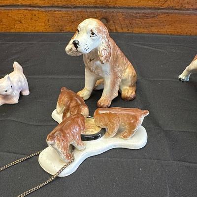 Dog & Cat Figures Made in Japan