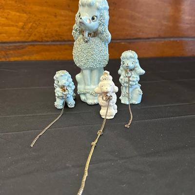 Dog & Cat Figures Made in Japan