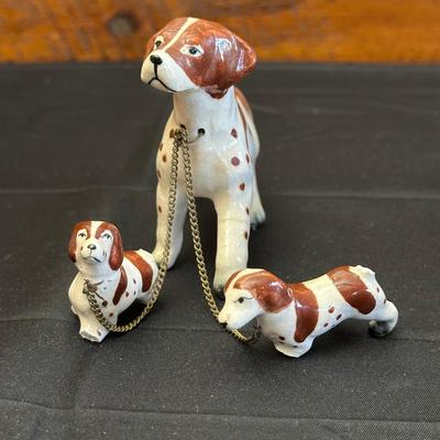 Dog & Cat Figures Made in Japan