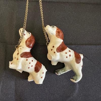 Dog & Cat Figures Made in Japan