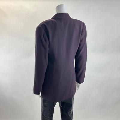 507 ZELDA Plum Button-up Blazer