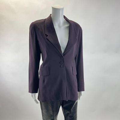 507 ZELDA Plum Button-up Blazer