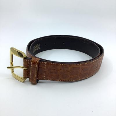 512 VERSACE Alligator Leather Belt