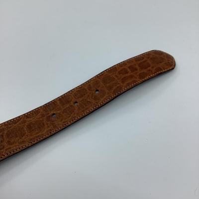 512 VERSACE Alligator Leather Belt
