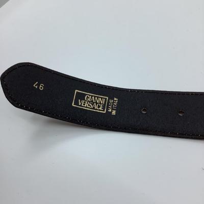 512 VERSACE Alligator Leather Belt