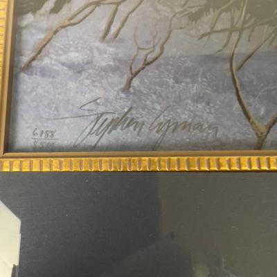 WILDERNESS WELCOME Print by Artist Stephen Lyman Signed Limited Edition