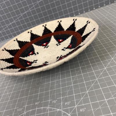 Navajo Loomed Basket 