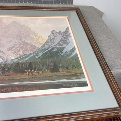 Indian Village Print By Will Kerswill 