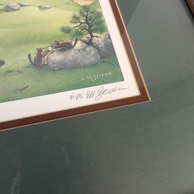 TEED OFF Artist M. Severn 1127/3000 Limited Edition (Bears) 