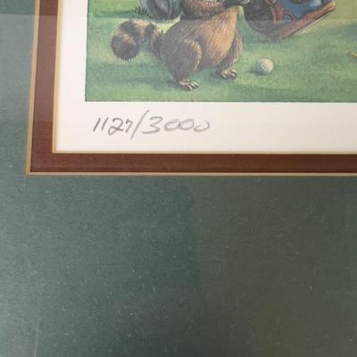 TEED OFF Artist M. Severn 1127/3000 Limited Edition (Bears) 