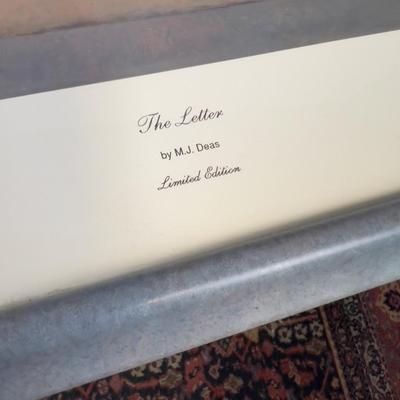 "The Letter" Artist; M.J. Deas Limited Edition Print 457